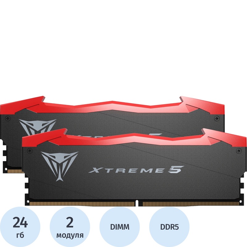 Изображение товара Модуль памяти Patriot Memory Viper Xtreme 5 PVX548G82C38K DDR5 48 ГБ, 2х24 ГБ