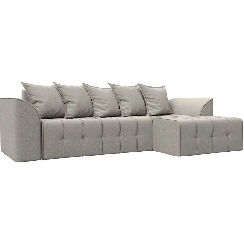 Изображение товара Диван угловой Комфорт Лига-113 правый бежевый (рогожка)