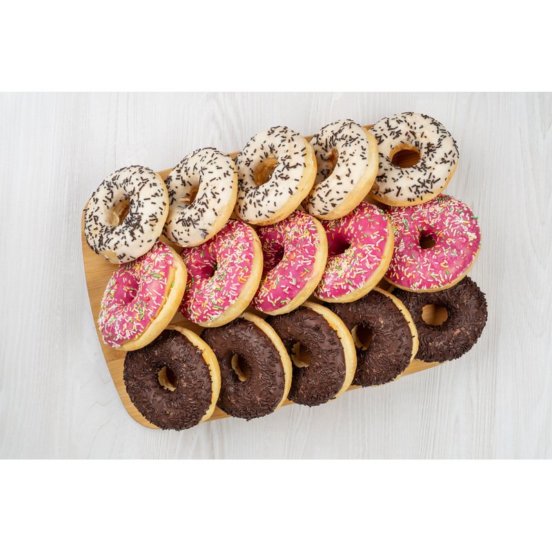 Изображение товара Фуршетный сет донатов ассорти 15 штук Россия сладкий десерт