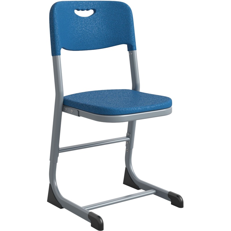 Изображение товара Ученический регулируемый стул Комус Мебель для детей рост 5-7 лет синий/серый