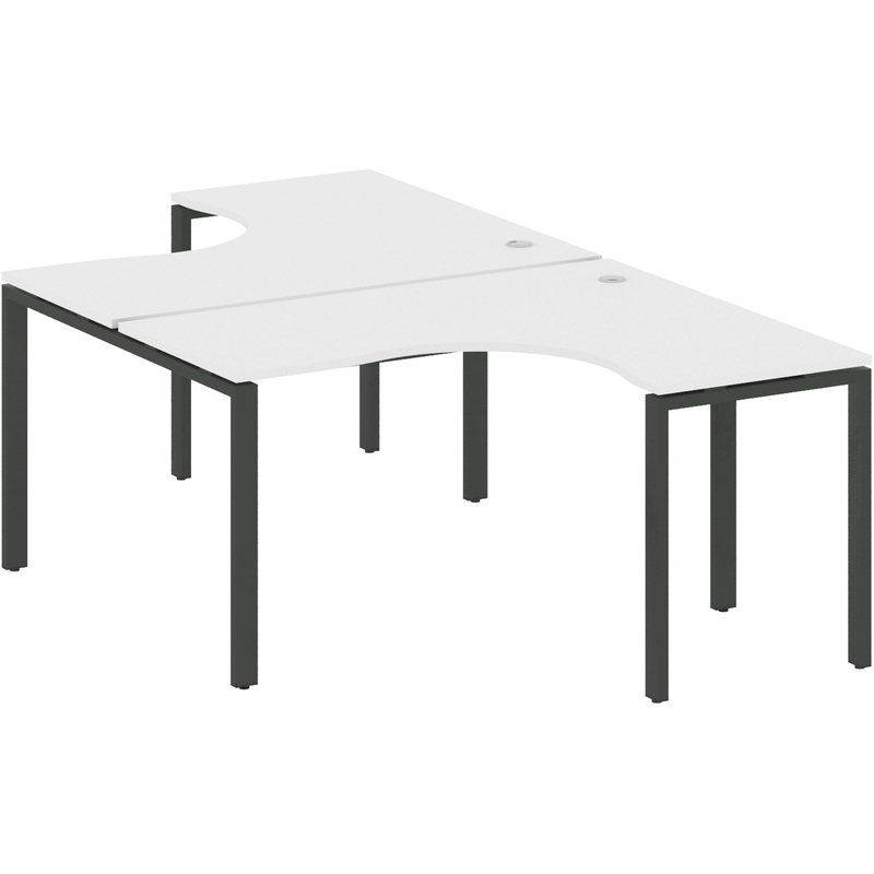 Изображение товара Рабочая станция Metal System Style БП.РАС-СА-2.3 белый/антрацит 1400x2435x750 мм Изображение товара Рабочая станция Metal System Style БП.РАС-СА-2.3 белый/антрацит 1400x2435x750 мм