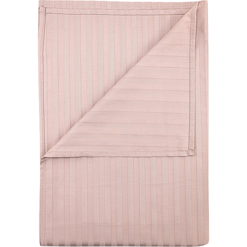 Изображение товара Простыня Monocolor 180x220 см страйп-сатин бежевый натуральный хлопок