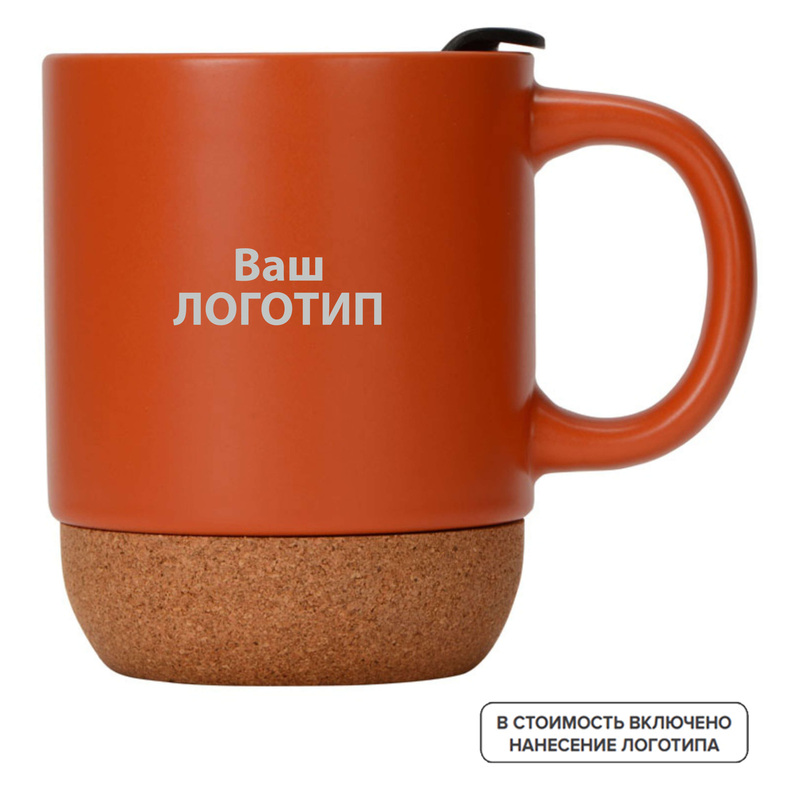 Изображение товара Кружка Denpasar керамическая 400 мл с индивидуальной гравировкой (873108, 48 штук в упаковке)