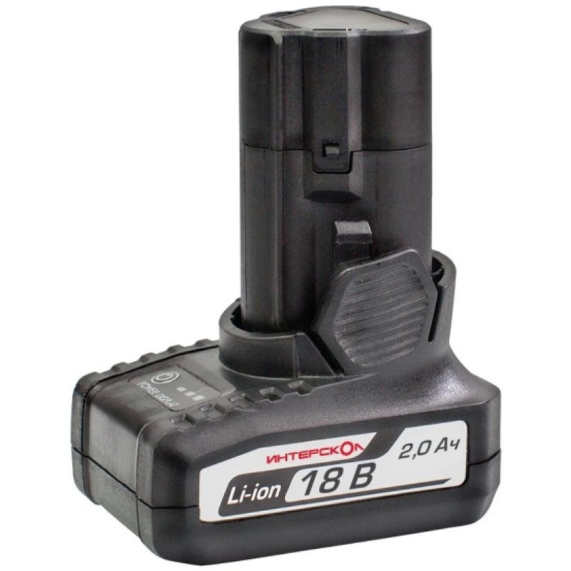 Изображение товара Аккумулятор Интерскол БА-2/18 18В 2Ач Li-ion для инструментов туннельного типа