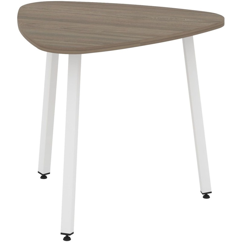 Изображение товара Стол для переговоров SN-4.SPRG-70.3 вяз благородный/белый 900х900х750 мм