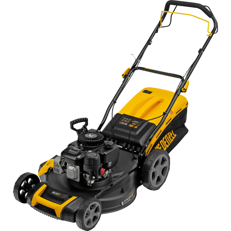 Изображение товара Бензиновая газонокосилка Denzel GLR-510SP-ZS 51 см 4 в 1 мощный двигатель