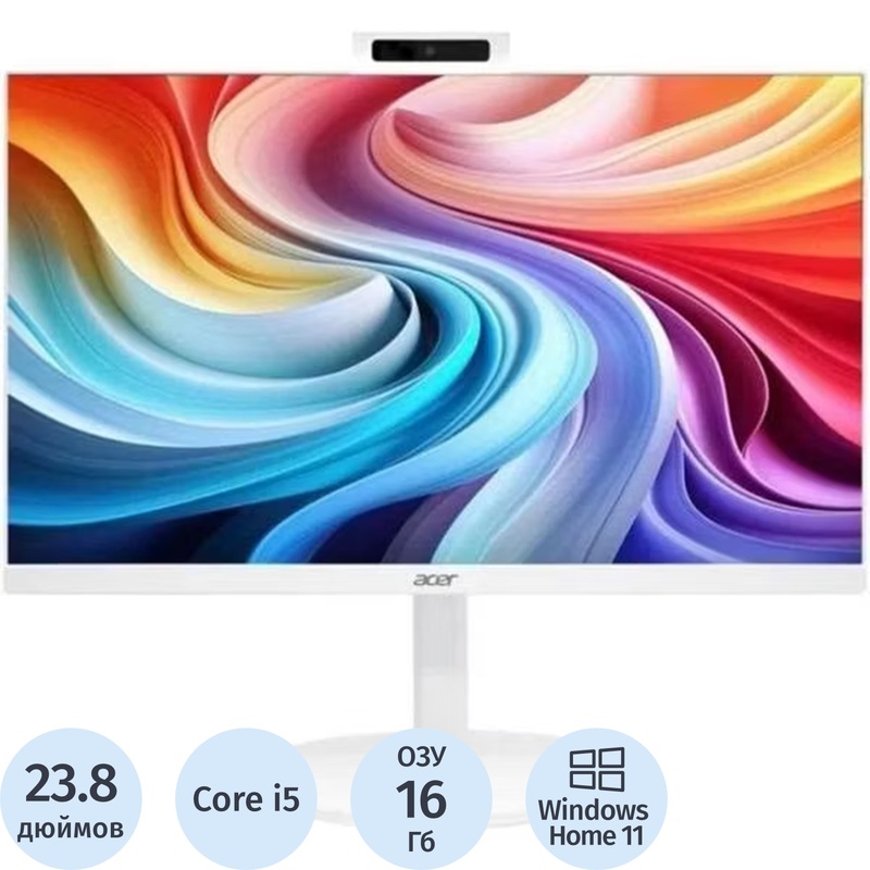 Изображение товара Моноблок 23.8'' Acer Aspire C24 (DQ.BNCCD.002)