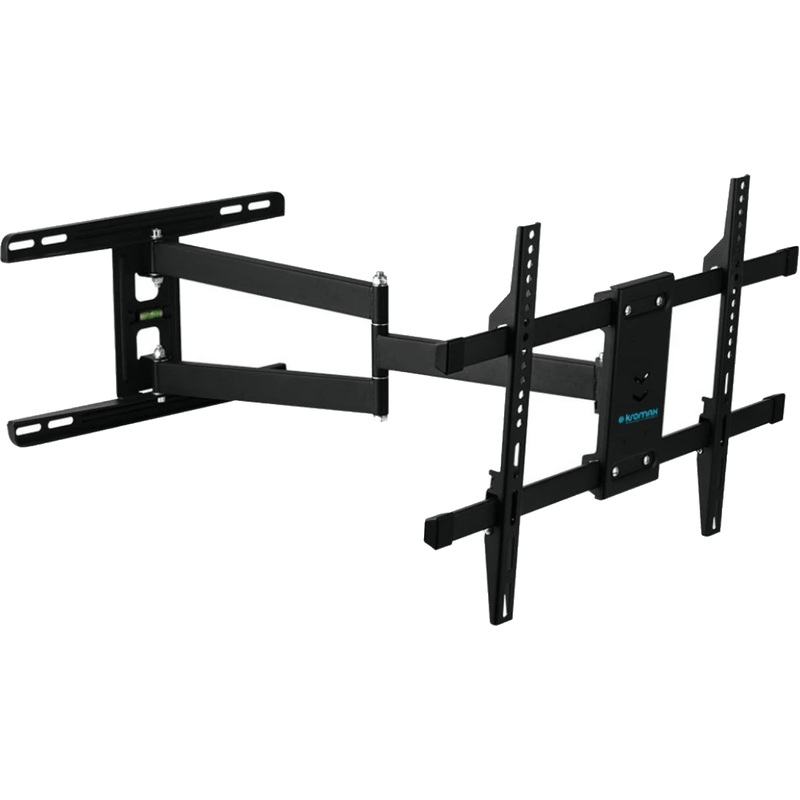 Изображение товара Кронштейн для ТВ Kromax DIX-20 чёрный наклонно-поворотный до 65 дюймов