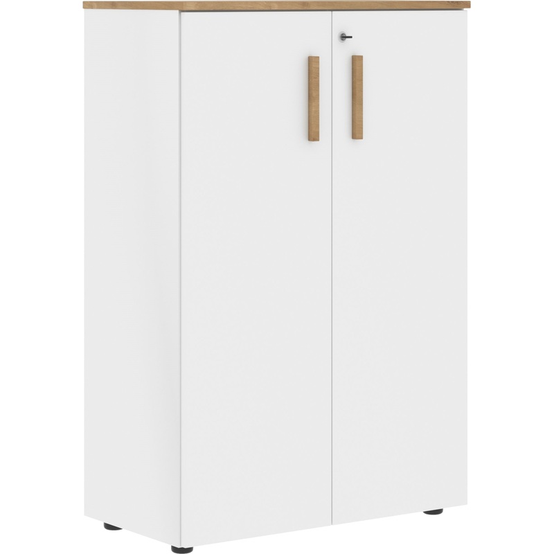 Изображение товара Шкаф для документов Forta FMC80.1(Z) дуб гамильтон белый премиум 1213x802x429 мм