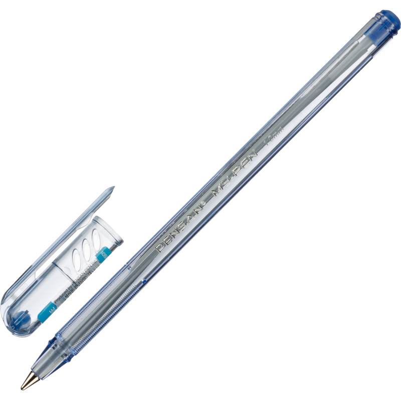 Изображение товара Ручка шариковая неавтоматическая Pensan My-Pen синяя (толщина линии 0.7 мм)