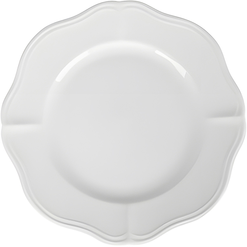 Изображение товара Универсальная фарфоровая тарелка Casa di Fortuna Grazia 16 см белая