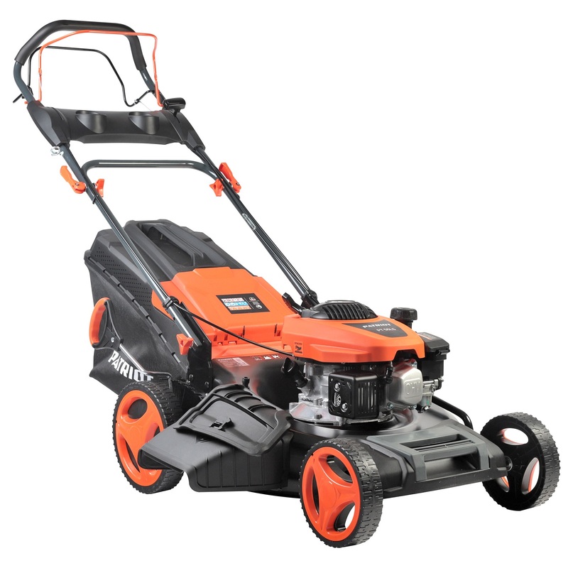 Изображение товара Газонокосилка бензиновая Patriot PT 55 LS с вариатором скорости и большим травосборником