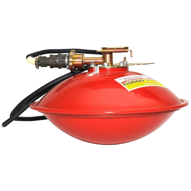 Изображение товара Модуль порошкового пожаротушения Ярпожинвест Буран-2.5 (2С) автоматический для защиты объектов