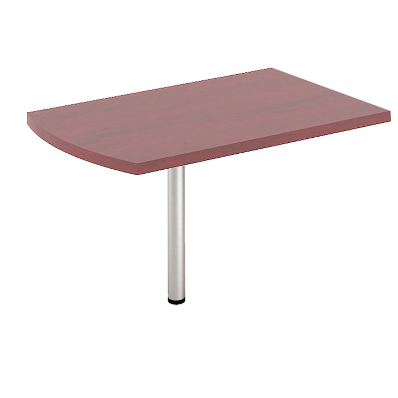 Изображение товара Приставной элемент к столам Born с опорой (бургунди, 1200х700х750 мм)
