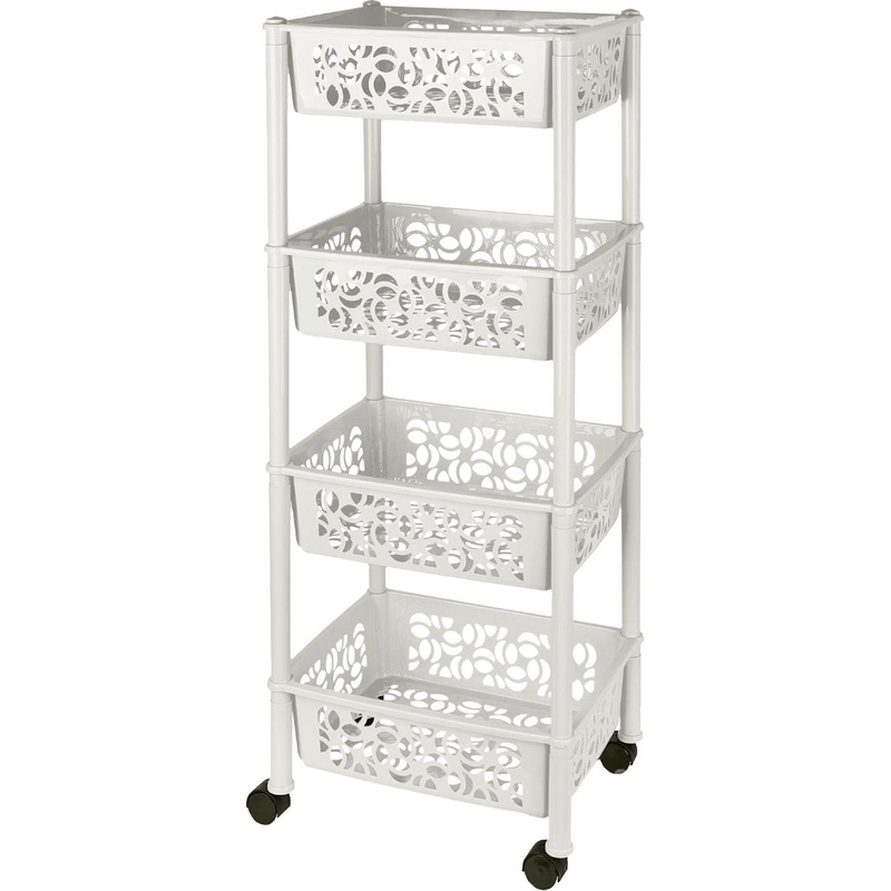 Изображение товара Этажерка Keeplex Light четырехсекционная белое облако для дома и офиса