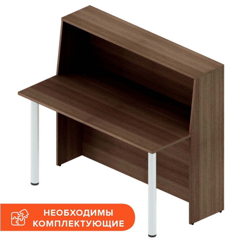 Изображение товара Модуль ресепшен Агат АО-140 прямой орех палдао 1400х750х1200 мм