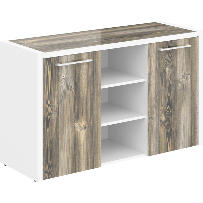 Изображение товара Тумба под фригобар Morris MTF 140 дуб базель/белый 1400х492х828 мм