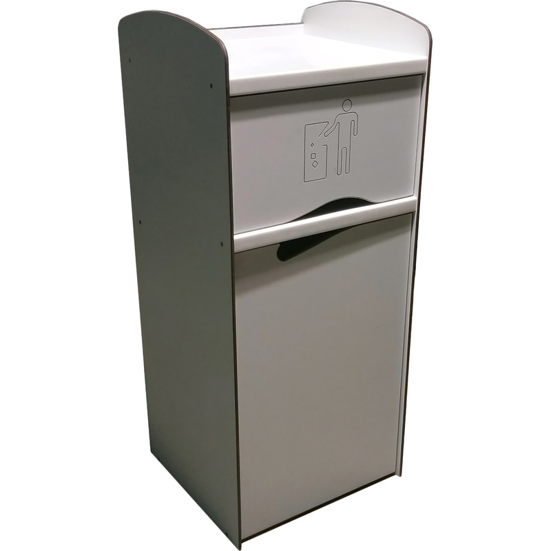 Изображение товара Урна для фудкорта Next 120 л пластик (125x60x50 см)