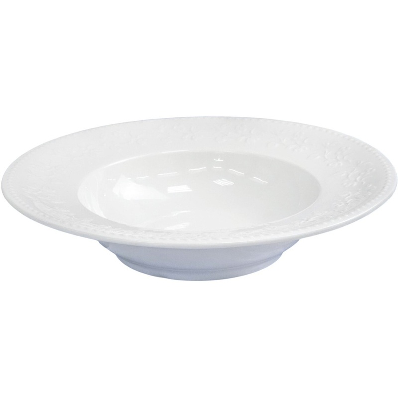 Изображение товара Тарелка суповая и для спагетти Casa di Fortuna Primavera 25 см фарфор белая