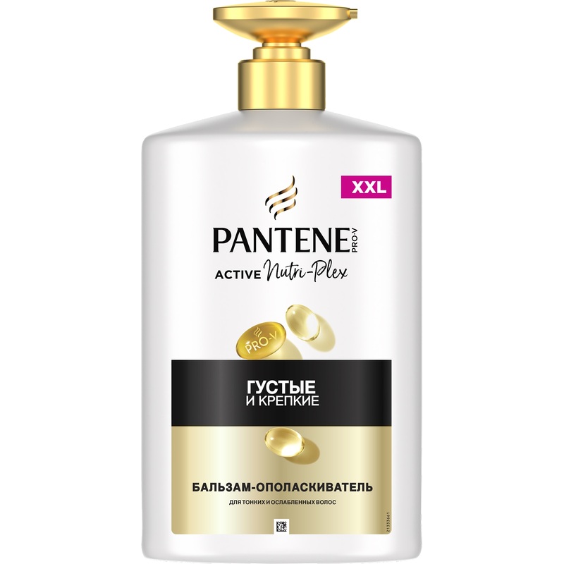 Изображение товара Бальзам-ополаскиватель Pantene Pro-V Густые и крепкие для тонких и ослабленных волос 900 мл
