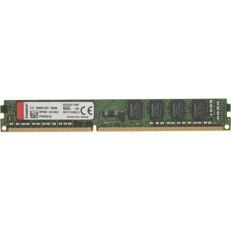Изображение товара Модуль памяти Kingston DDR3L 4ГБ 1600МГц для настольных компьютеров