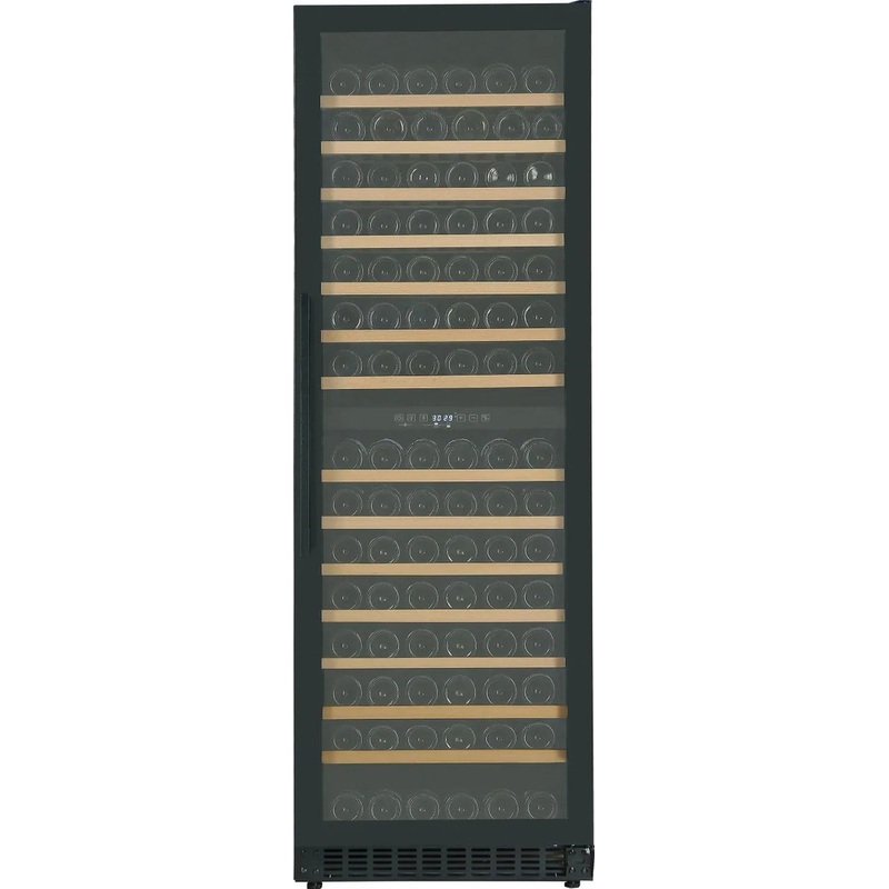 Изображение товара Винный шкаф Hyundai HBWC 1765 DC чёрный, 415 литров, дисплей