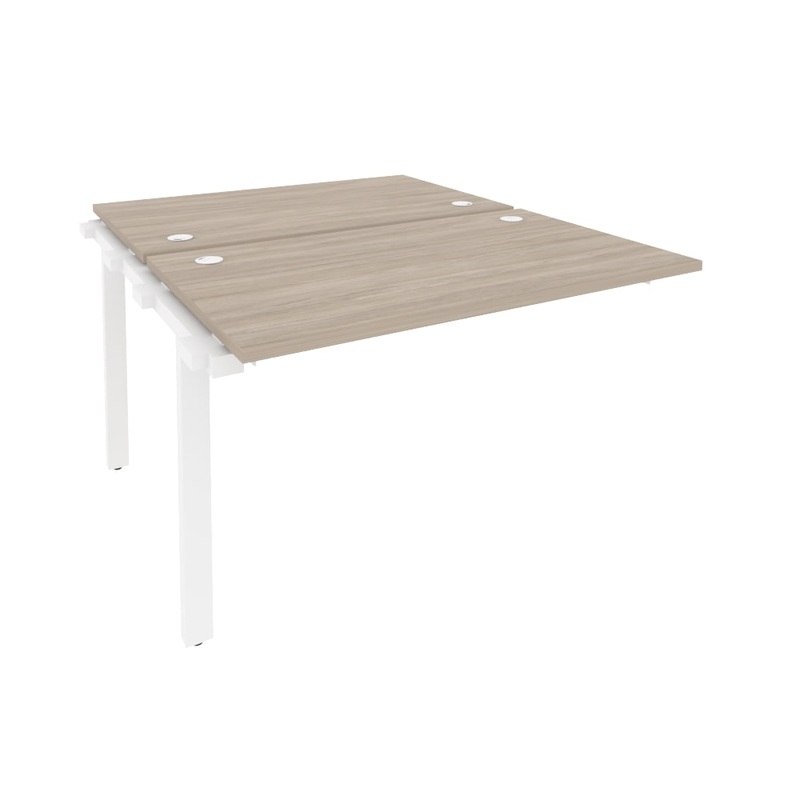 Изображение товара Элемент рабочей станции O.M-2.NRS-2.7 дуб аттик/белый 1180x1475x750 мм