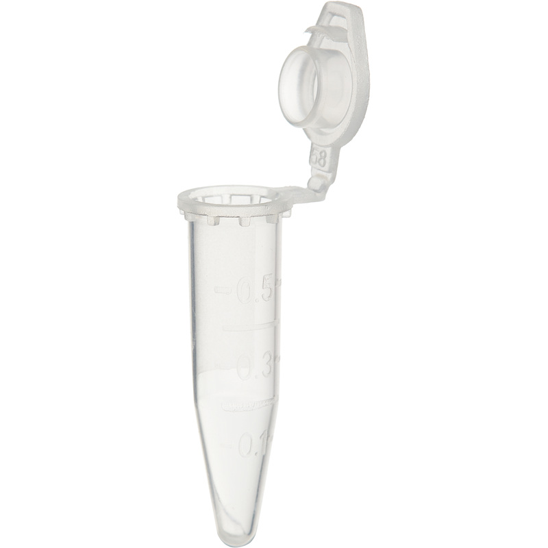 Изображение товара Пробирка микроцентрифужная Эппендорфа 0.5 мл (1000 штук в упаковке)