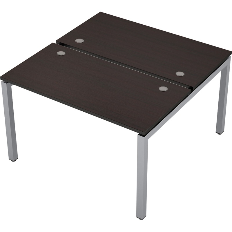 Изображение товара Стол приставной Avance 6МБ.5268 венге алюминий матовый 1200х1235х750 мм