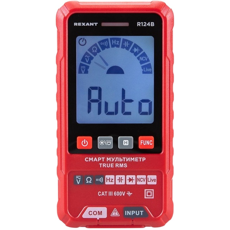 Изображение товара Мультиметр Rexant R124B цифровой портативный высокоточный с True RMS