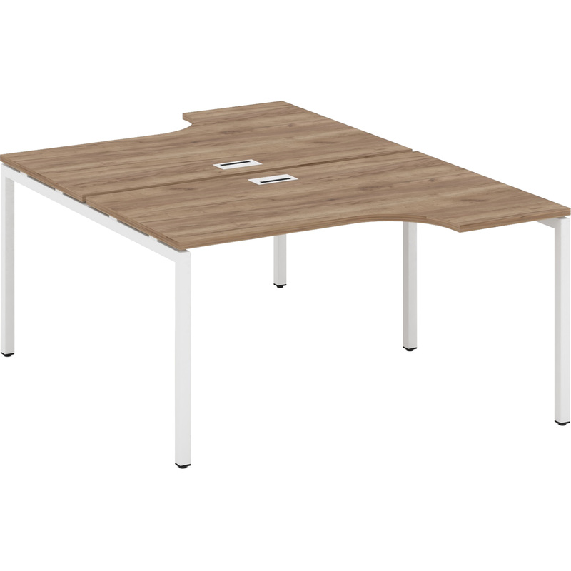 Изображение товара Рабочая станция Style Project SN-4P.DRPA-021 (дуб табак/белый, 1380х800х750 мм)