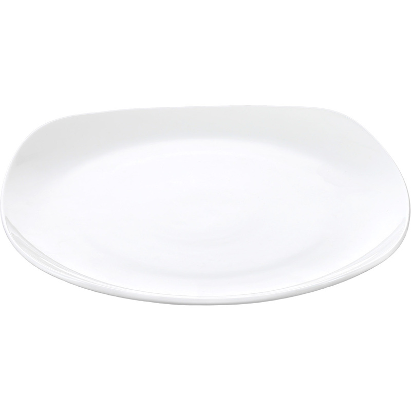Изображение товара Обеденная тарелка Wilmax Ilona из фарфора 24.5 см белая