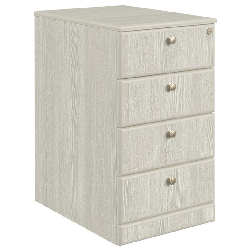 Изображение товара Тумба приставная Bern BRN8630403 с центральным замком (дуб атланта, 390х540х680 мм, 4 ящика)