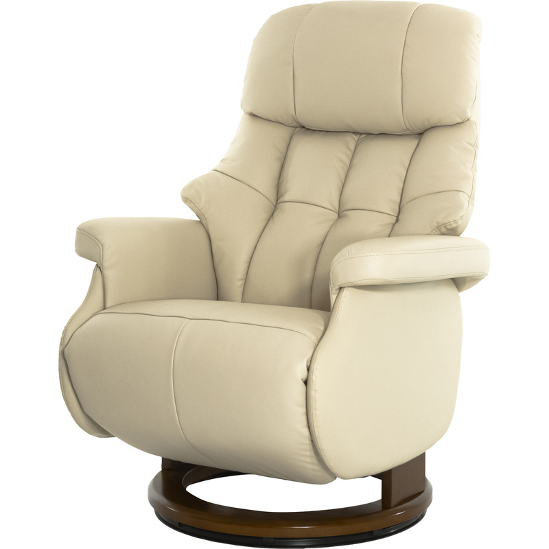 Изображение товара Кресло для руководителя эргономичное Falto Lux Electro кремовое (кожа, дерево)