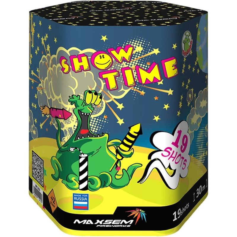 Изображение товара Батарея салютов Maxsem Show Time 19 залпов яркое праздничное шоу