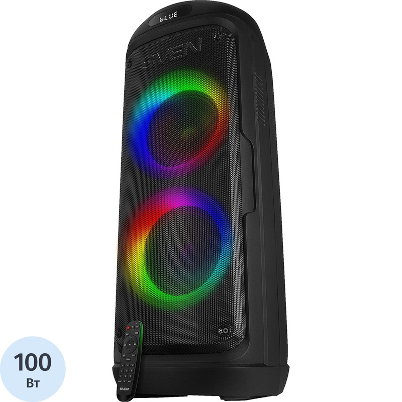 Изображение товара Акустическая система Sven PS-770 черная с подсветкой и Bluetooth