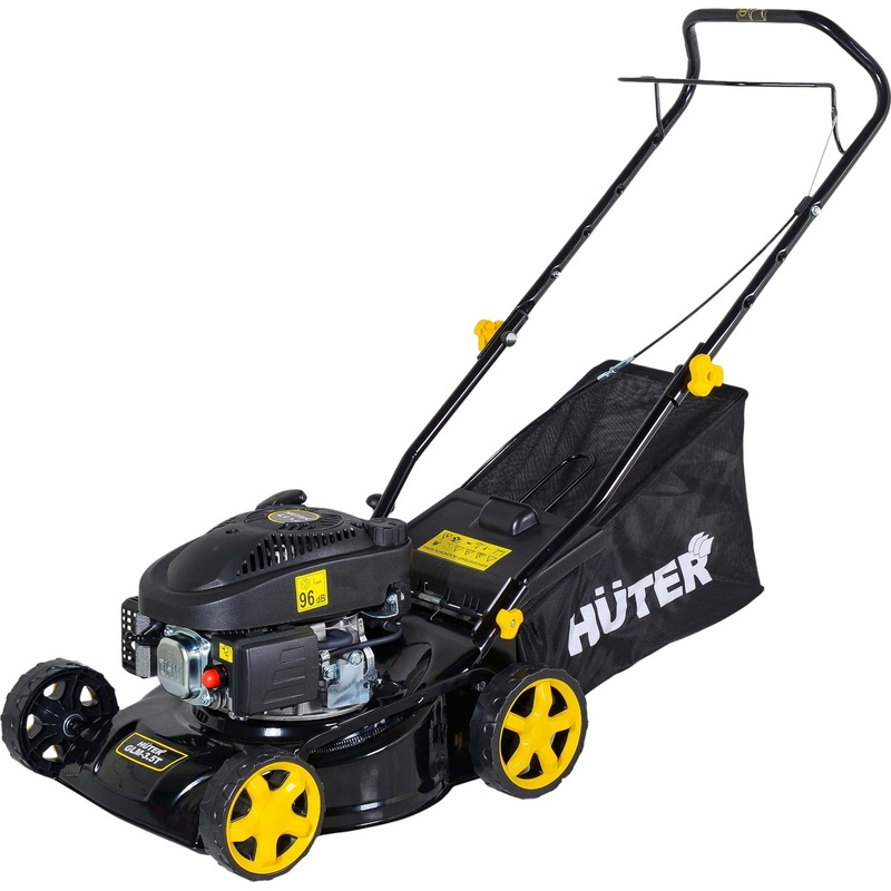 Изображение товара Бензиновая газонокосилка Huter GLM-35T с вместительным травосборником и регулируемой высотой