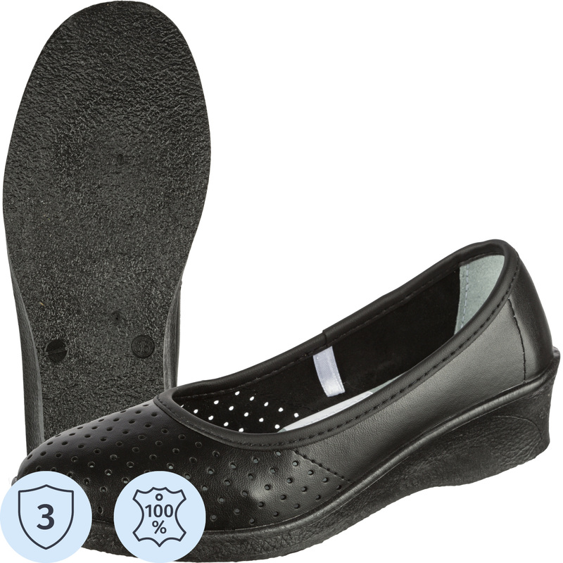 Изображение товара Женские туфли Эмануэла из натуральной кожи, черные, размер 36