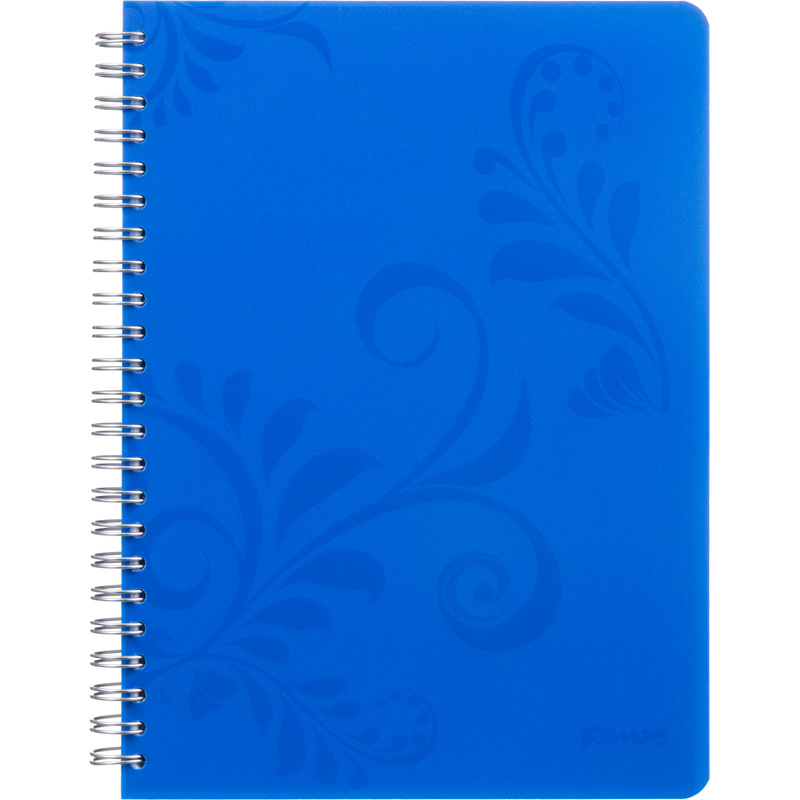 Изображение товара Бизнес-тетрадь Комус Русская серия А5 96 листов синяя спиральная