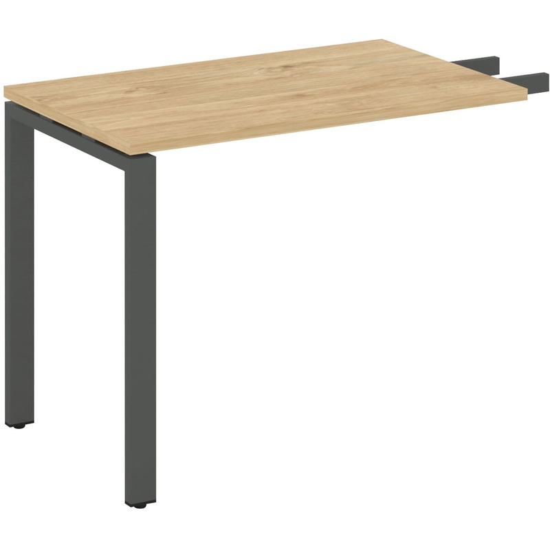 Изображение товара Приставка-брифинг SN-6P.BR-005 из ЛДСП и металла, размеры 1380х600х750 мм