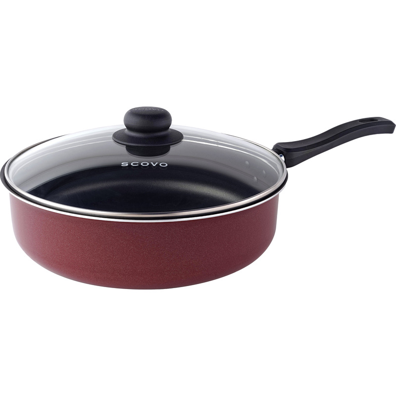 Изображение товара Сотейник Scovo 24 см с крышкой из алюминия