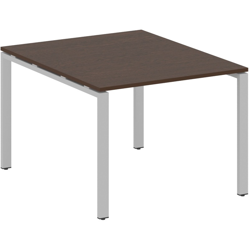Изображение товара Стол для переговоров Metal System Style БП.ПРГ-1.1 венге цаво/серый