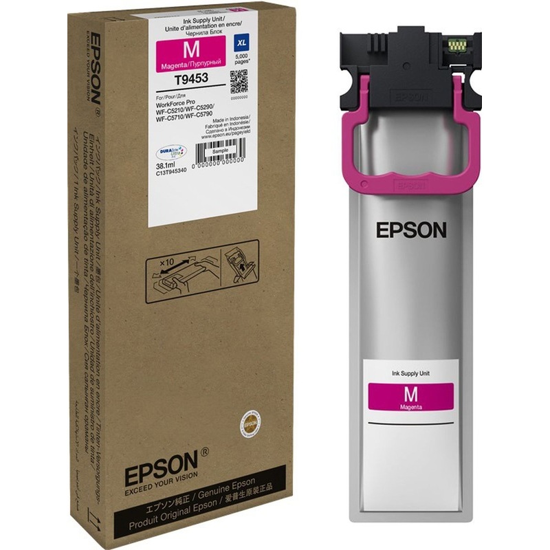 Изображение товара Картридж Epson T9453 пурпурный оригинальный