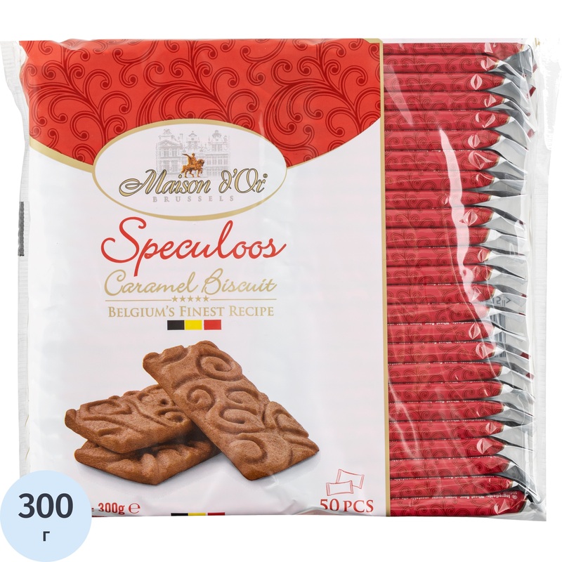 Изображение товара Масон Д'ор Speculoos карамельное сахарное печенье 300 г Чехия