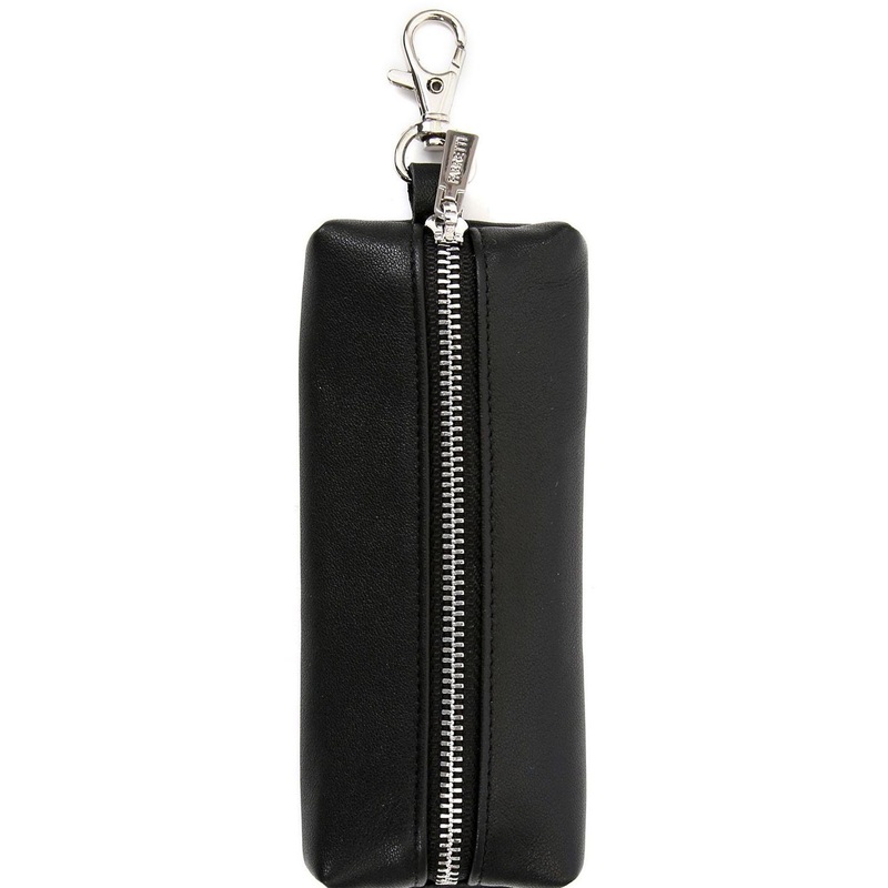 Изображение товара Ключница женская Fabretti из натуральной кожи черного цвета (FA013N-2)