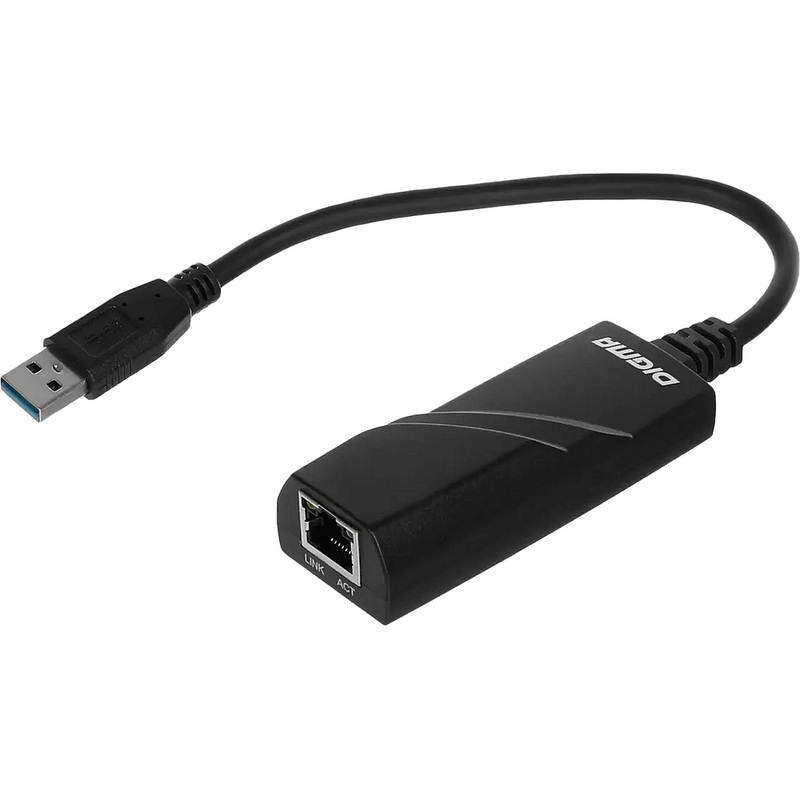 Изображение товара Уценка. Сетевой адаптер Digma D-USB3-LAN1000. уц_тех