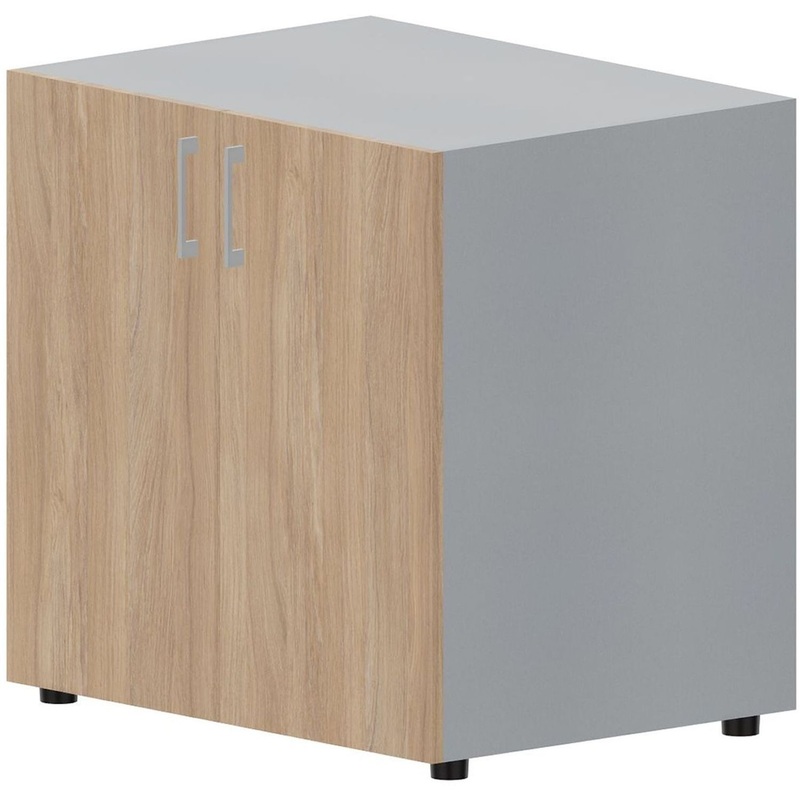 Изображение товара Шкаф для документов Strike OMLD760TIOW (дуб светлый/титан, 800х600х800 мм)