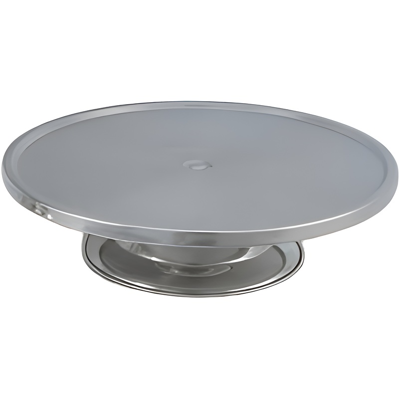 Изображение товара Подставка для торта MGSteel 40795 из нержавеющей стали, диаметр 320 мм