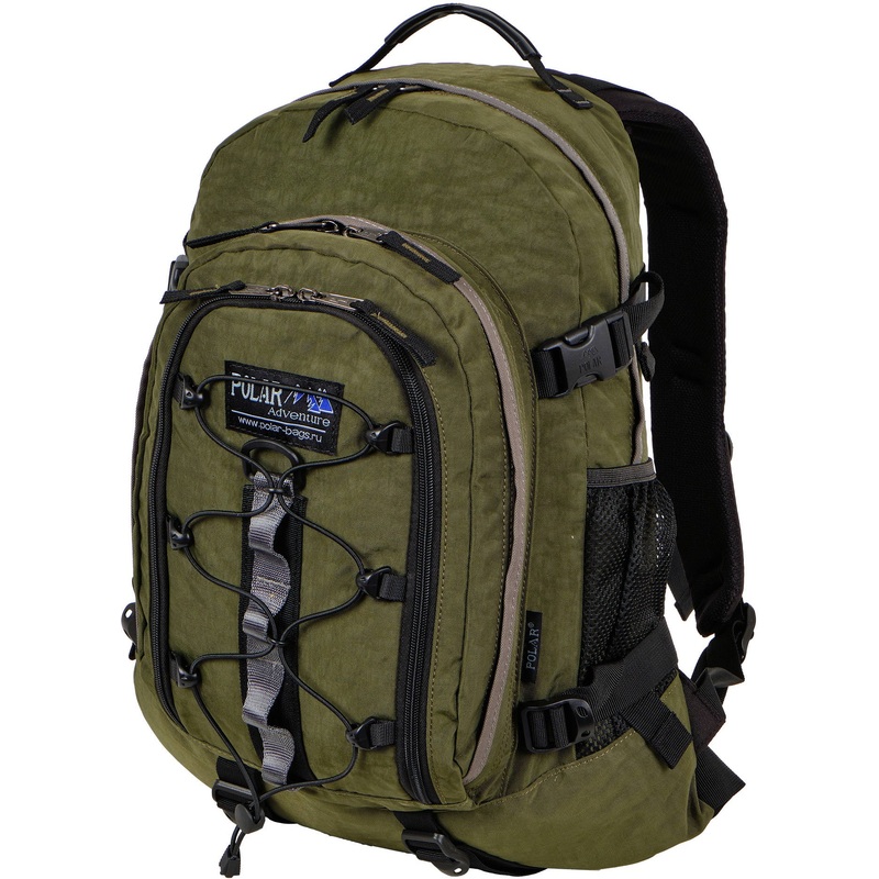Изображение товара Городской рюкзак Polar 20 л хаки для школы и активного отдыха