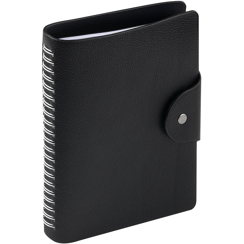 Изображение товара Недатированный ежедневник BrunoVisconti Torino А5 136 листов черный искусственная кожа